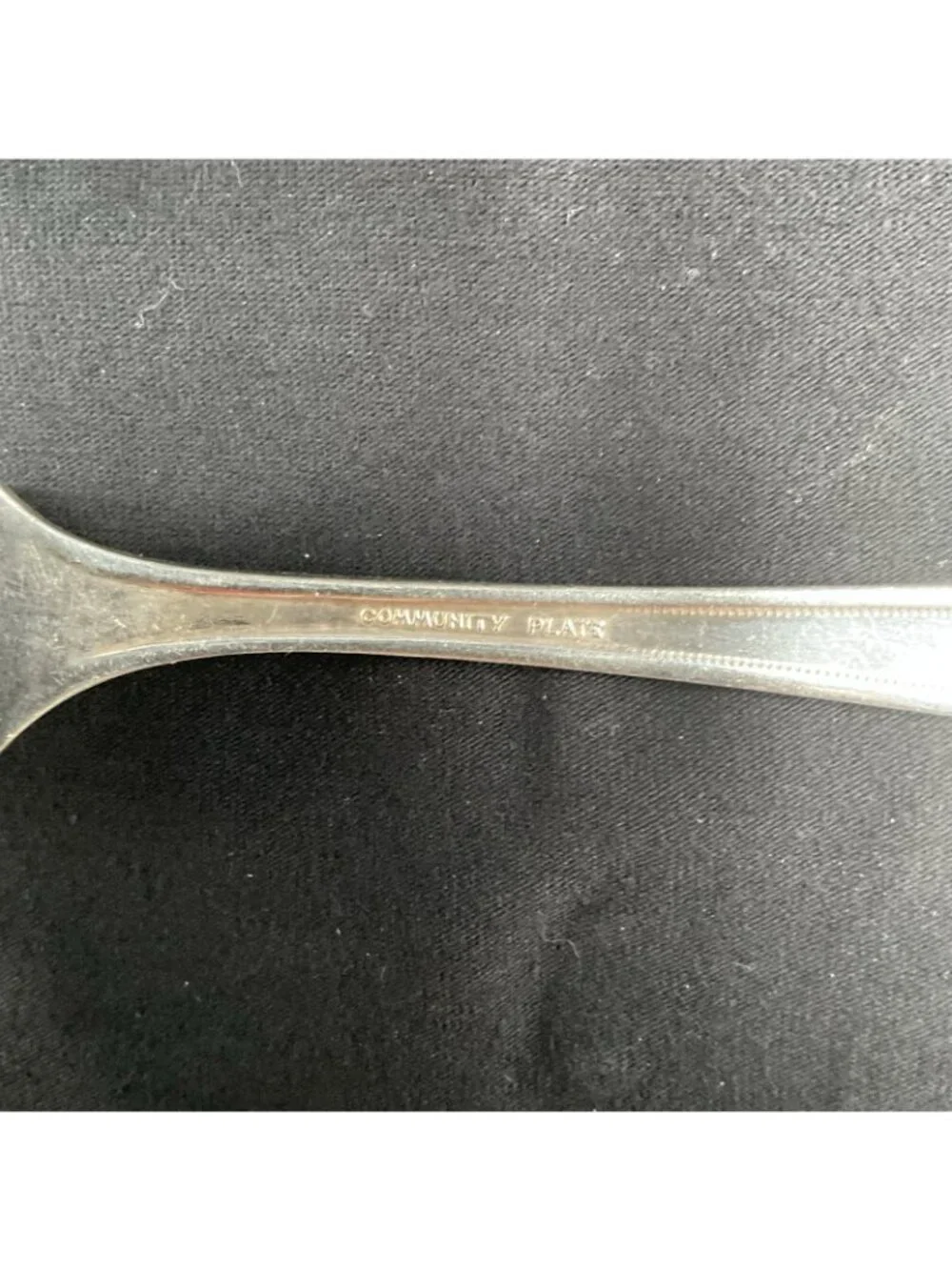 Lot of 12 Community Plate Silverplate Salad Forks Monogram H Vintage Flatware
